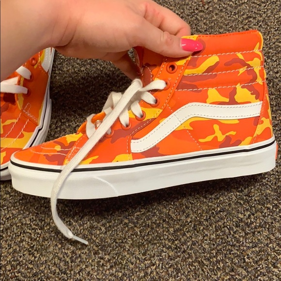 VANS SK8 Hi Flame Orange - Picture 2 of 5